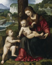 Madonna mit Kind und Johannes dem Täufer